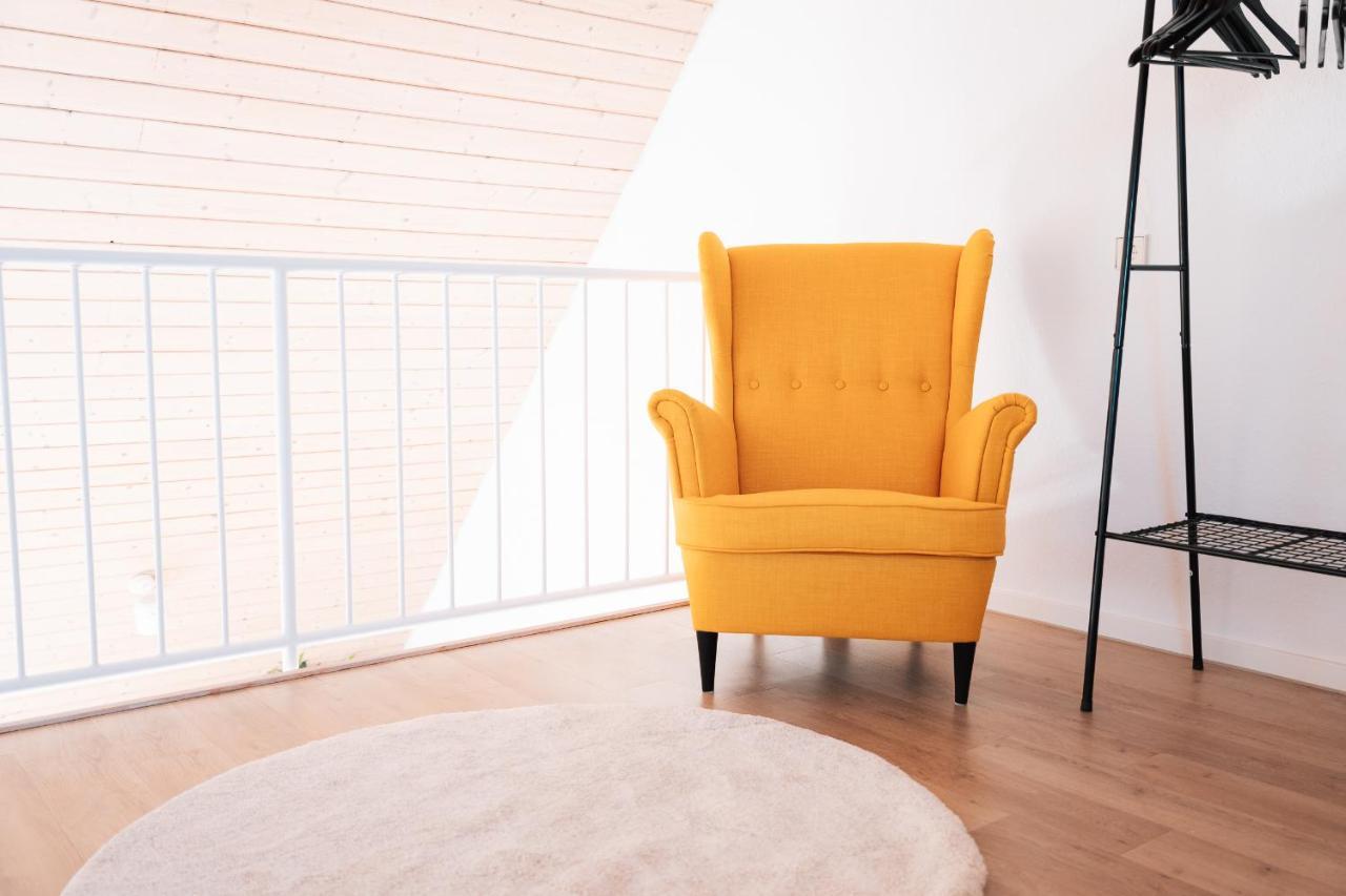Maisonette-Wohnung Airport/Messe Stuttgart - Balkon - Parkplatz - Netflix 菲尔德施塔特 外观 照片